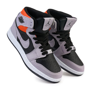 Air Jordan 1 Retro High Negru/Gri/Portocaliu