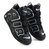 Air More Uptempo Negru/Alb